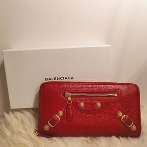 Balenciaga Classic Continental Zip Around Wallet